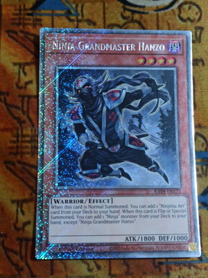 Ninja Grandmaster Hanzo Platinum Secret Rare κάρτα σαν καινούργια