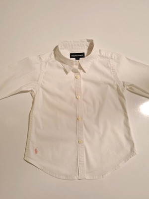 Ralph Lauren kids shirt 3 years white authentic new unisex