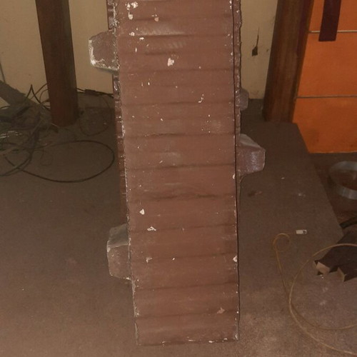 Cement flower boxes used, 97 cm length