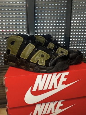 Nike Air More Uptempo 96’ σαν καινούργια, μαύρα και πράσινα sneakers μέγεθος 45