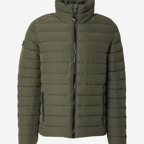 Superdry Fuji Puffer Jacket new, men's winter green polyester