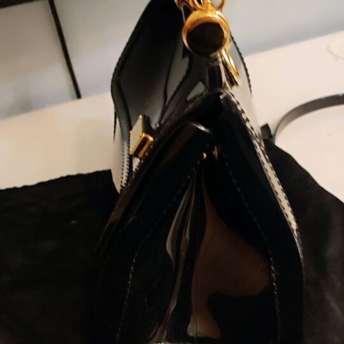 Dolce and Gabbana rubber bag used, black