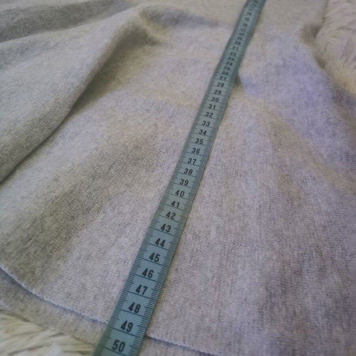 Vila knitted A-line skirt like new, gray, size M