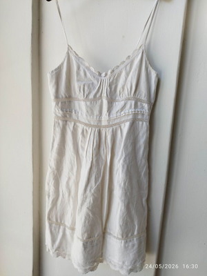 Mini dress Juicy Couture white, like new, boho romantic style