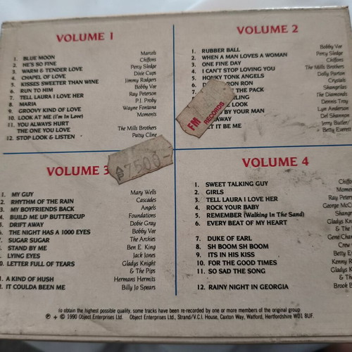 Love Songs 90s CD collection vintage, 4 discs, new