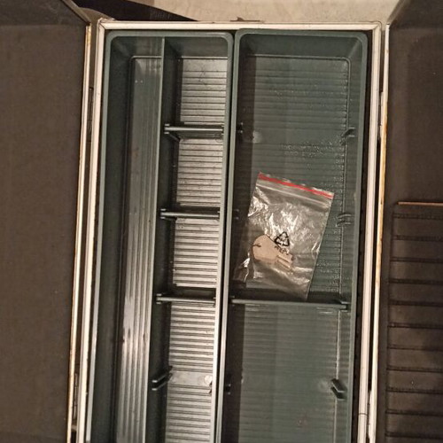 Aesthetic case used, professional makeup storage
