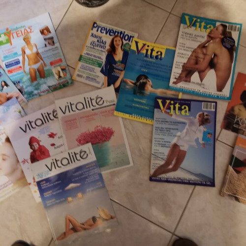 Health magazines like new, pack with Vita, Vitalite, Σύμβουλος Υγείας