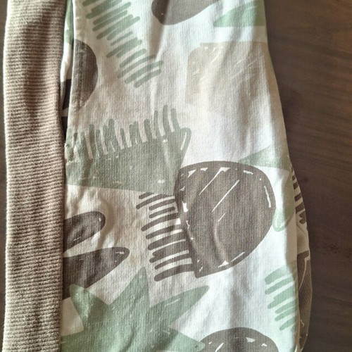 Boys' Shorts new, size 128 cm, beige and mint, cotton