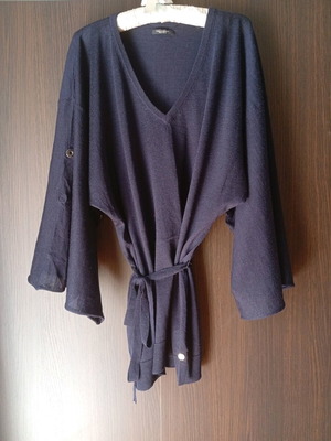 Full Circle Women's Blue Blouse Size L New