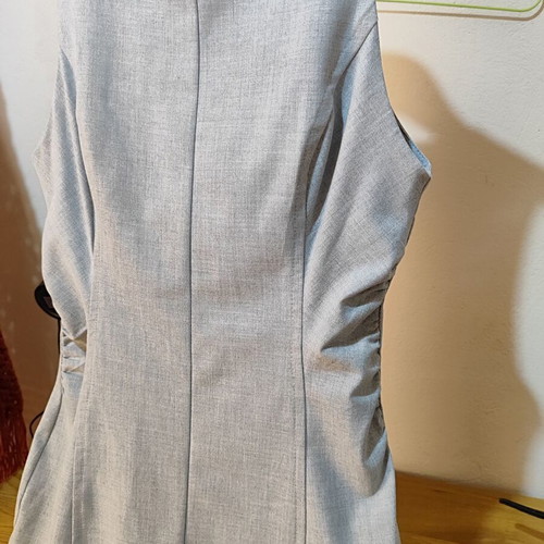 Bershka Mini Dress with Pleats Used, Gray