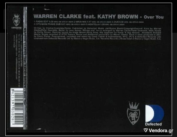 Warren Clarke feat. Kathy Brown - Over you