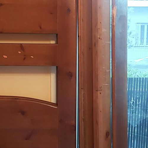 Wooden bunk bed used, 6 pieces, no slats or ladder