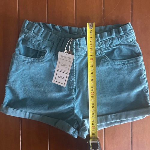 Orchestra turquoise corduroy girls shorts new for 12 years