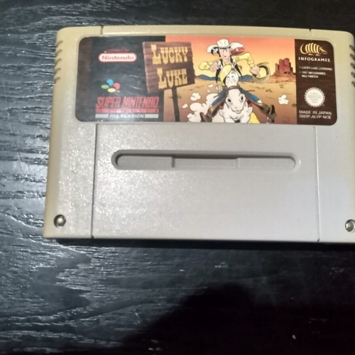 Super Nintendo game Lucky Luke used, works perfectly