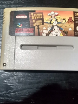 Super Nintendo game Lucky Luke used, works perfectly