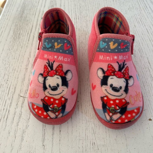 Mini Max children's winter slippers size 25 anatomical pink like new