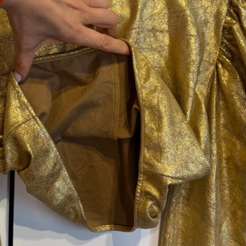 Zara crop size M like new, gold