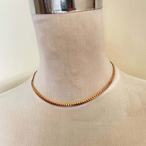 Αλυσίδα Unisex από stainless steel χρυσαφί, καινούργια