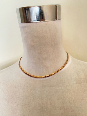Αλυσίδα Unisex από stainless steel χρυσαφί, καινούργια