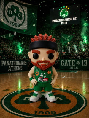 Custom Huancho Hernagomez Panathinaikos Figurine new, handmade collectible