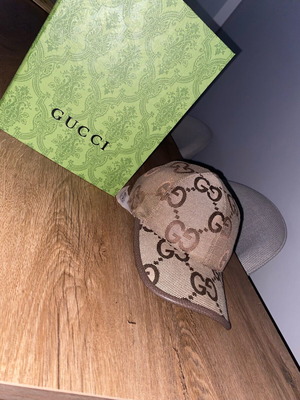 Gucci Jumbo GG Canvas καπέλο μεταχειρισμένο, μπεζ, μέγεθος M 58