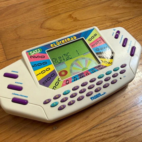 Tiger Electronics Clücksrad handheld 1995 like new