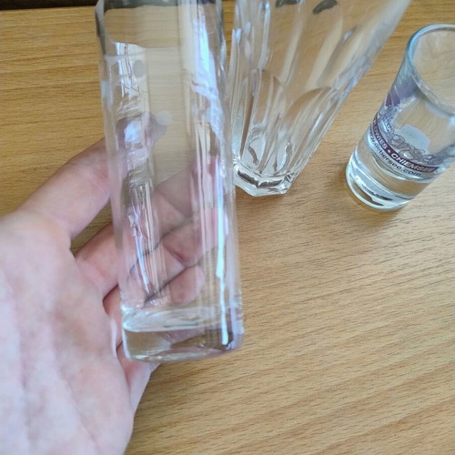 Set of 3 shot glasses like new