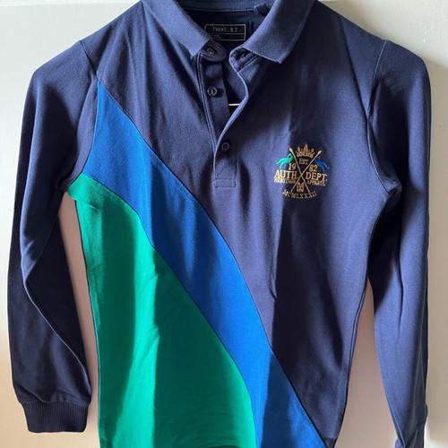 Next polo shirt for boys 134cm 9 years like new, blue and green