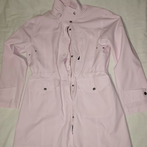 Pink long jacket like new, spring Chicoree size M