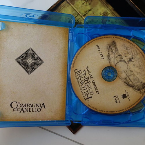The Lord of the Rings The Motion Picture Trilogy Extended Edition Blu-ray like new with Greek subtitles