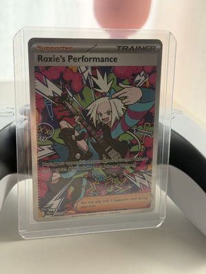 Roxie’s Performance CRI 121 Chaos Rising Pokemon TCG card like new