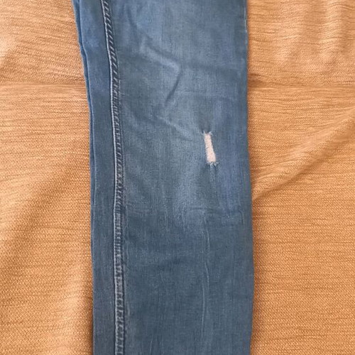 Jean skinny with fringes like new, size XXL