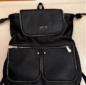 Τσάντα ARMANI JEANS leather backpack