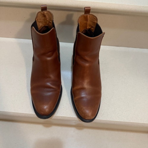 Alpe ankle boots used, brown, size 38