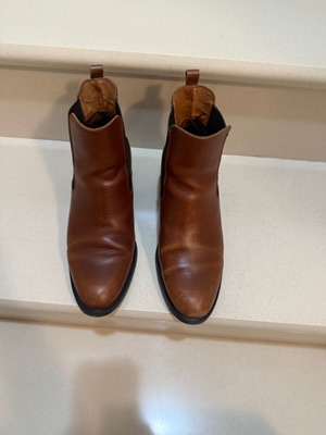 Alpe ankle boots used, brown, size 38