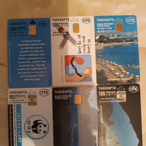 Phone cards pack of 9 from 1997 and 1998 like new