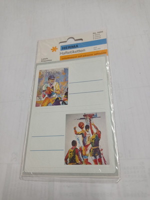 Basketball design labels new for notebooks and books