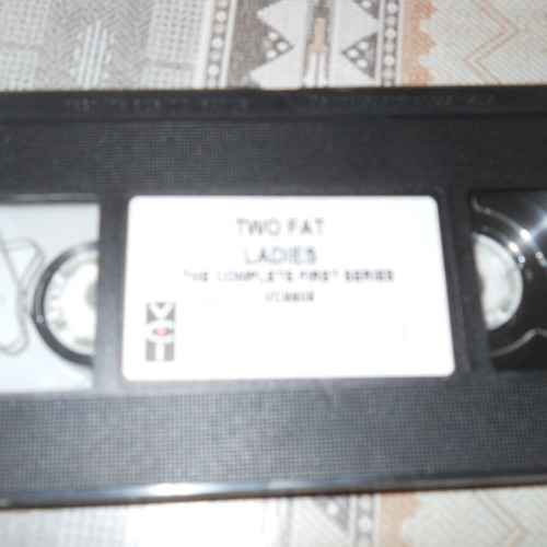 Two Fat Ladies The Complete First Series VHS tape used with subtitles