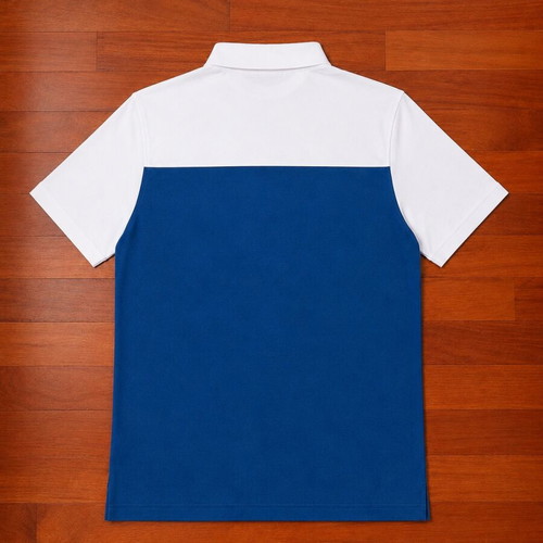 Calvin Klein Colorblock Polo Shirt, Blue White Black, Size M