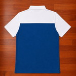 Calvin Klein Colorblock Polo Shirt, Blue White Black, Size M