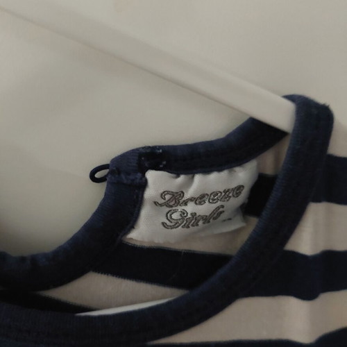 Breeze girls dress like new, size 2-3 years, white and blue