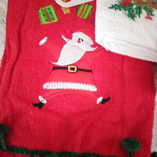 Christmas towels new, set of 2 pieces 56x36"