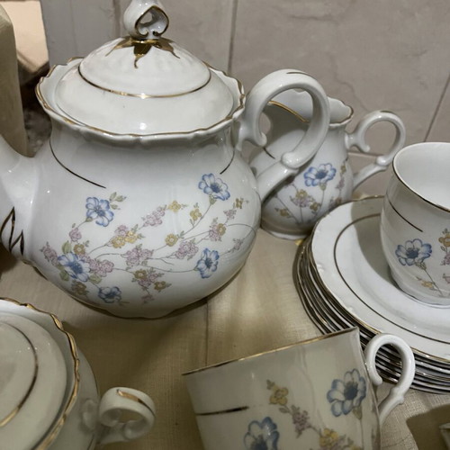 EPIAG D.F. tea set Czechoslovak porcelain like new