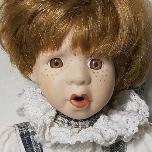 Porcelain doll boy vintage used