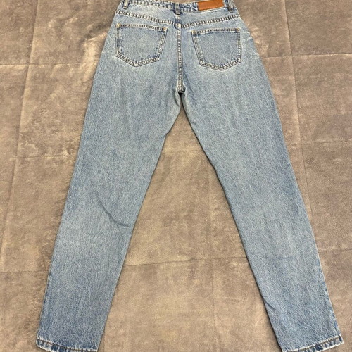 Jeans with hand-sewn beads like new, size 36