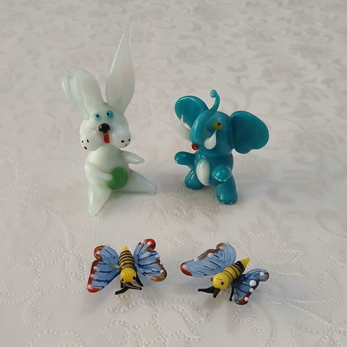 Murano vintage collectible miniature figurines