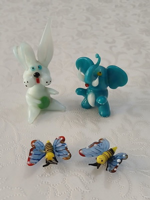 Murano vintage collectible miniature figurines