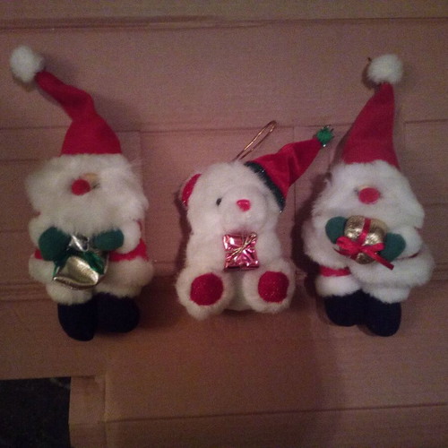 Christmas decorations used for stores, 4 large boxes