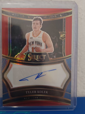 Select 24-25 Tyler Kolek NBA Champion Auto /99 like new