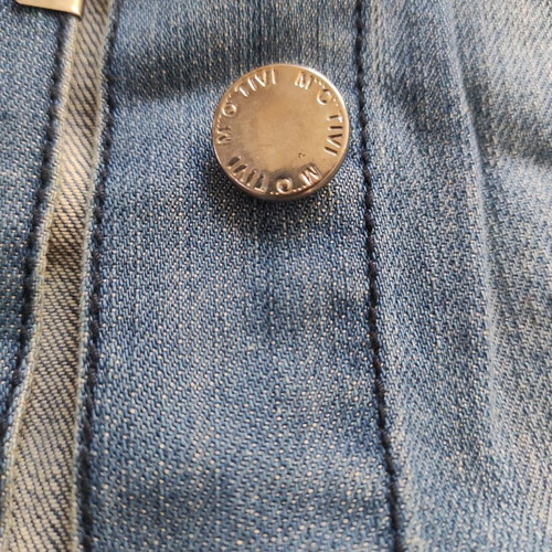 Motivi sleeveless denim vest used, size S, blue
